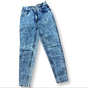 👖🕰 Vintage 1980’s Jordache Acid-Washed High-Waisted Mom Jeans - Size 2
